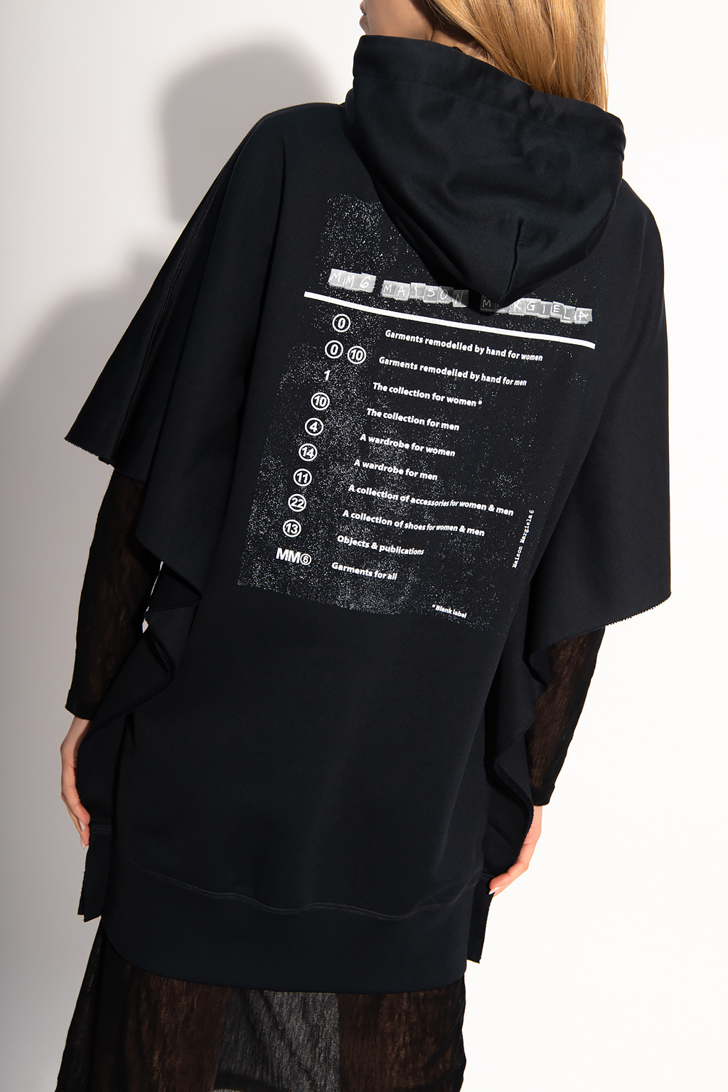 MM6 Maison Margiela Oversize hoodie A0290 dress